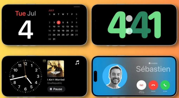 朔州苹果手机维修分享iOS17横屏充电待机显示有什么好处 