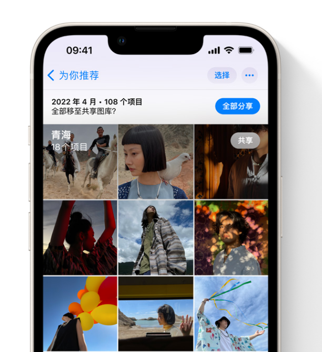 朔州苹果维修网点分享在 iPhone 上使用共享图库 