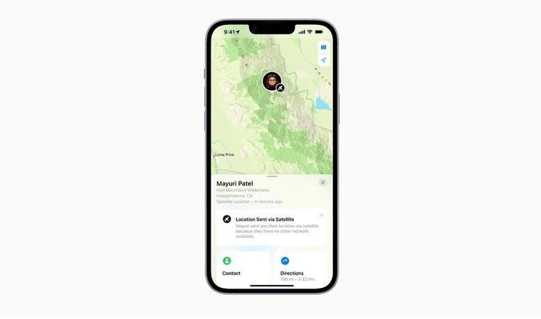 朔州苹果14维修分享iPhone14系列中 FindMy功能通过卫星分享位置方法教程 